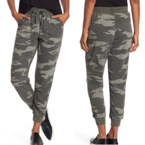 Splendid M Lakeside Camouflage Camo Jogger pull on pant - Picture 2 of 12